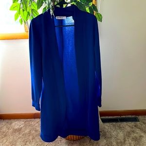 Doublju Brand Blue Long Cardigan. Size L.